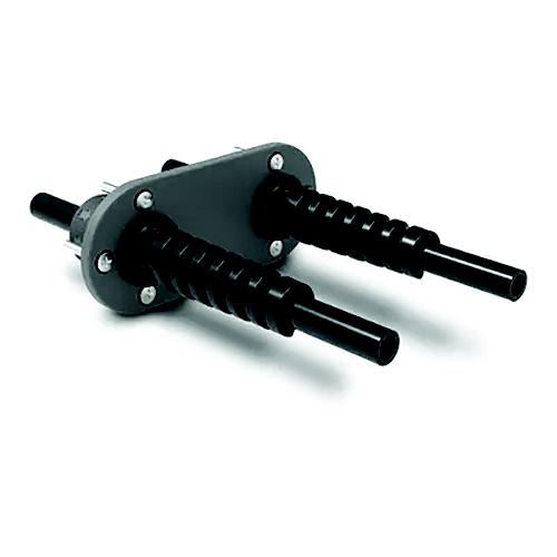 Dometic Ho7205 Field Install Bulkhead Fitting Kit, Dual Hose, Black Plastic - Ho7205 - 1-Ho7205F1