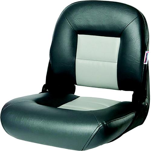 Tempress 54675 Navistyle™ Low-Back Boat Seat, Charcoal/Grey - 54675 - 107-54675F1