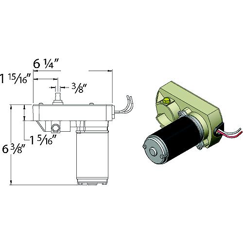 Ap Products 014132682 18:1 Venture Actuator Motor - 014-132682 - 112-014132682F1