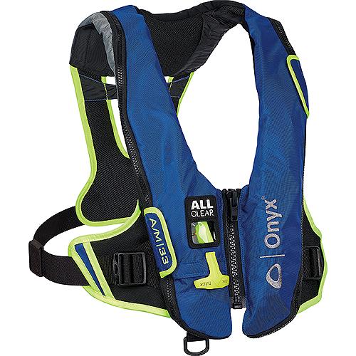 Onyx 13280050000421 Impulse 33 All Clear Auto/Manual Inflatable Life Jacket, Blue - 132800-500-004-21 - 116-13280050000421F1