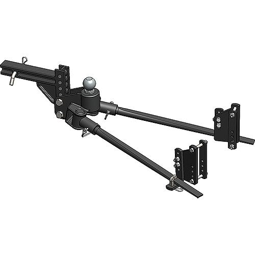 Blue Ox Bxw0650 Trackpro™ Weight Distributing Hitch, 600 Lb. W/7 Hole Shank - Bxw0650 - 123-Bxw0650F1
