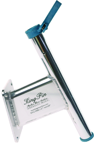 Panther King Pin Shallow Water Anchor System - Transom Mount Bracket - Kps100A - 781-Kps100Af1