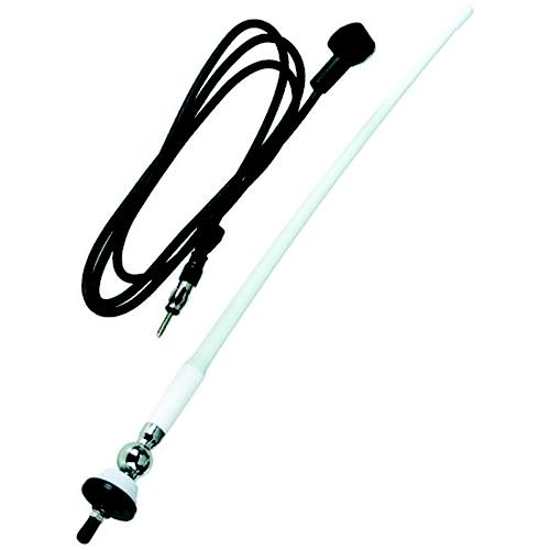 Boss Audio Mrant12W Am/Fm Rubber Antenna, White - Mrant12W - 153-Mrant12Wf1