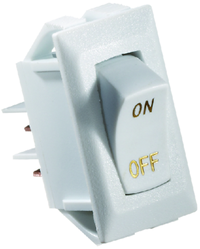 Switch-Rockr 10A Blk Gold-Text - S265 - 350-S265F1