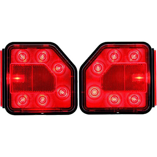 Optronics Tll20Rk Waterproof Ultra-Thin Led Trailer Light Set - Tll20Rk - 158-Tll20Rkf1