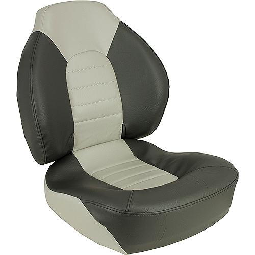 Springfield Fish Pro Mid Back Folding Seat, Charcoal & Gray - 1041733 - 169-1041733F1