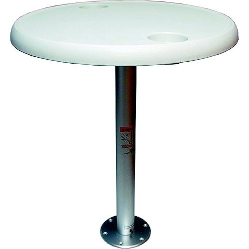 Dock Edge 1690202 Stowable Table Package, Round Tabletop - 1690202 - 169-1690202F1