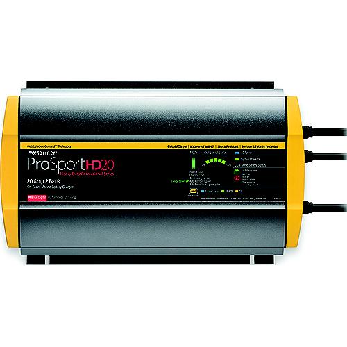 Promariner 44020 Prosporthd Series Usa Batttery Charger, 20 Amps, 2 Bank - 44020 - 175-44020F1