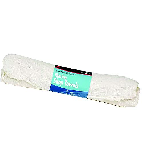 Buffalo 62023 Bleached White Shop Towels, 7/Roll - 62023C - 199-62023F1