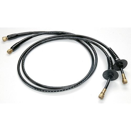 Uflex Hydraulic Ob-Bhbr Hose Kit Includes Pre-Crimped Brass Fittings, Bulkhead Fittings And Bend Restrictors On Both Ends (2 Per Pack), 6' - Kitobbhbr-06' - 216-Kitobbhbr06F1