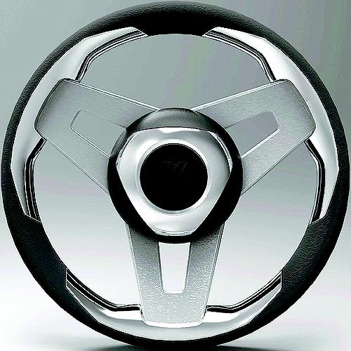 Uflex Loredan Steering Wheel - Loredan B/S/Ch - 216-Loredanbschf1