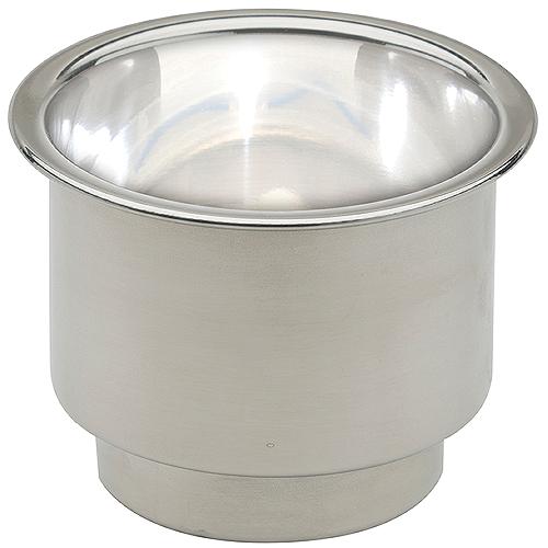 Attwood 11786W7 Led Stainless Steel Drink Holders, W/White Leds - 11786W-7 - 23-11786W7F1