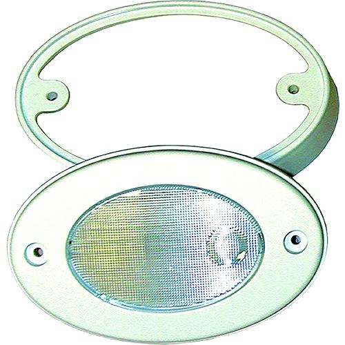 T-H Led Oval Light With Mounting Ring, White - Led-Ocl-2K-Dp - 232-Ledocl2Kdpf1