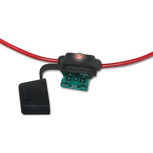 Battery Doctor Led Fuse Holder, 30A Mini - 24413 - 240-24413F1