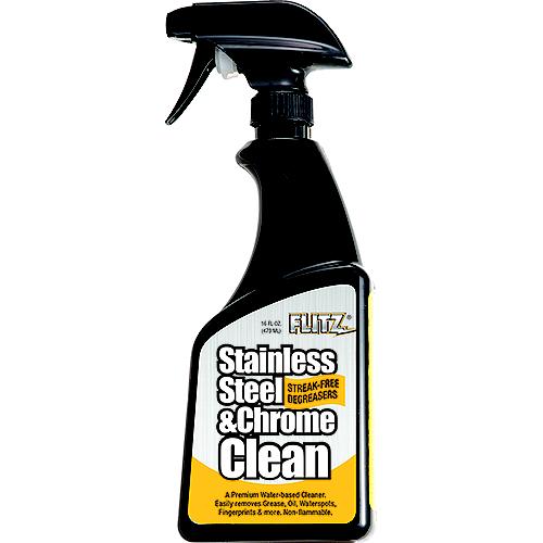 Flitz Stainless Steel & Chrome Clean, 16 Oz. - Sp01506 - 250-Sp01506F1