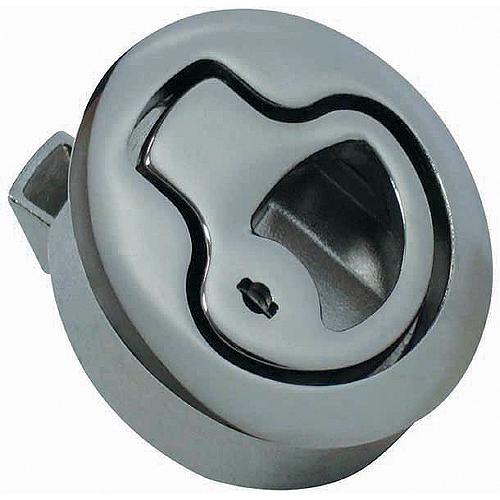 Teak Isle Flush Slam Latch, Locking, Stainless - 29207 - 264-29207F1