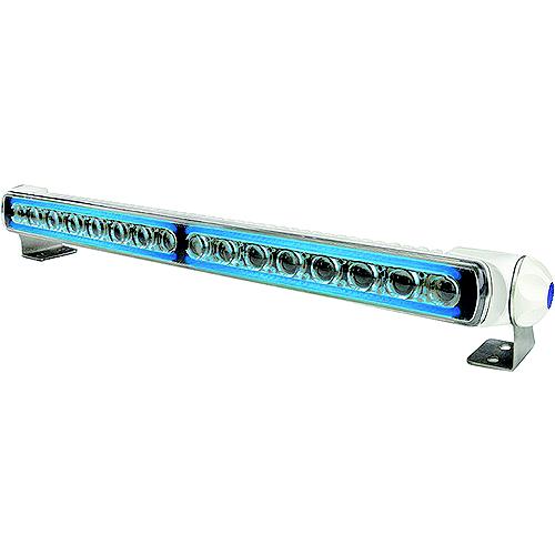 Hella 958140531 Sea Hawk-470 Led Light Bar W/Blue Edge Light & White Housing - 958140531 - 265-958140531F1