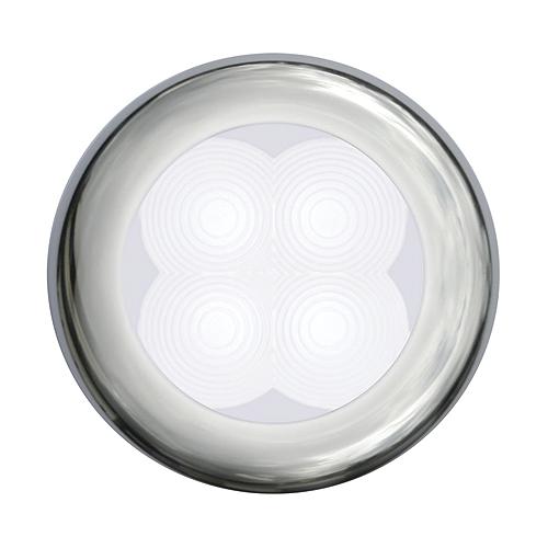 4 Led Round White/Ss Bezel 12V - 980500021 - 265-980500021F1