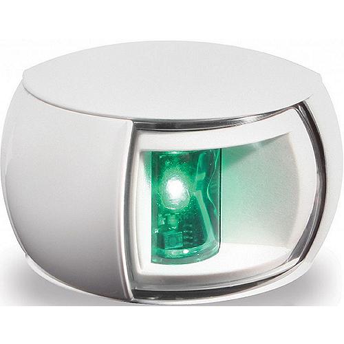 Hella 980520311 Naviled® Starboard (Green) Side Light Only, White W/Clear Lens, 1 Ea. - 980520311 - 265-980520311F1