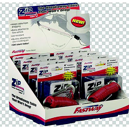 Zip Breakaway Cable & Pin Display, 8Ea - 80-01-9214 - 286-80019214F1