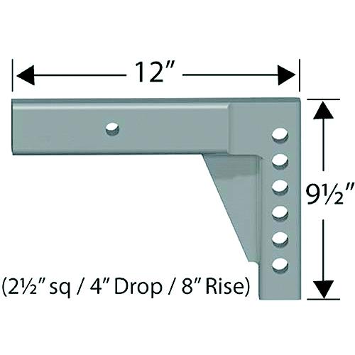 2.5In Equalizer Hitch Shank4I Replaces P/N 286-90024800 Rvx - 90024225 - 286-90024225F1