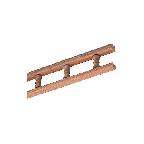 Whitecap 60705 Teak Pin Rail, Standard - 60705 - 299-60705F1