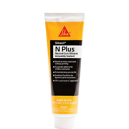 Sika® 610588 Sikasil®-N Plus, White, 3 Oz. Tube - 610588 - 884-610588F1