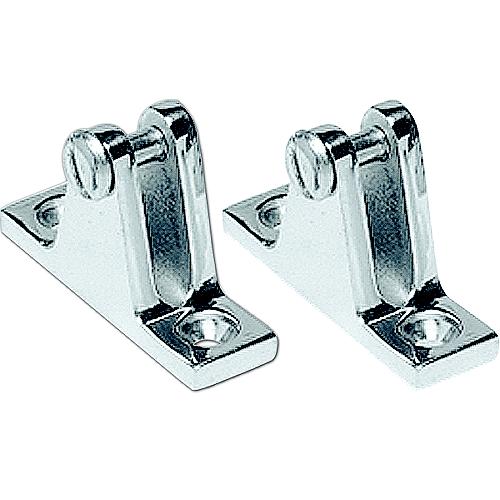 Taylor Chromed Zamak Deck Hinges (Sold As Pair) - 1204 - 32-1204F1
