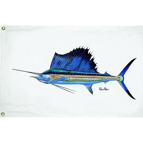 Taylor Carey Chen Offshore Fish Flag - 1949 - 32-1949F1