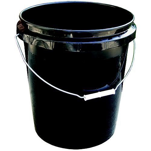 5 Gal. Plastic Industrial Pail, Black - 1000534 - 320-1000534F1