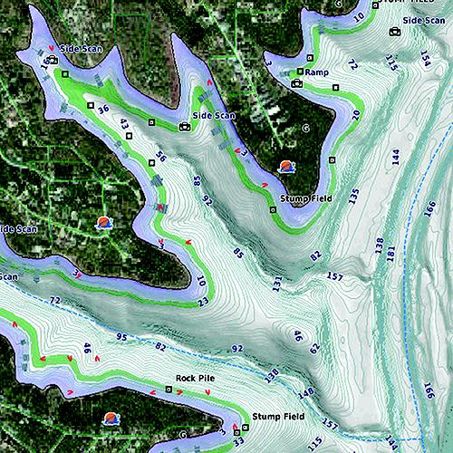 Garmin 010C120500 Lakevu G3 Ultra Chart, U.S. West - 010-C1205-00 - 322-010C120500F1