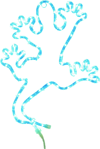 Green Long Life Blue Led Lizard, 20