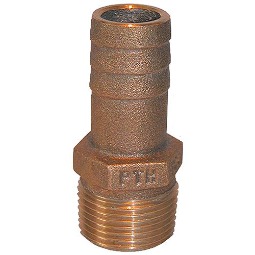 Groco Pth Bronze Standard Flow Pipe-To-Hose Adapter With Npt Thread - Pth-750 - 34-Pth750F1