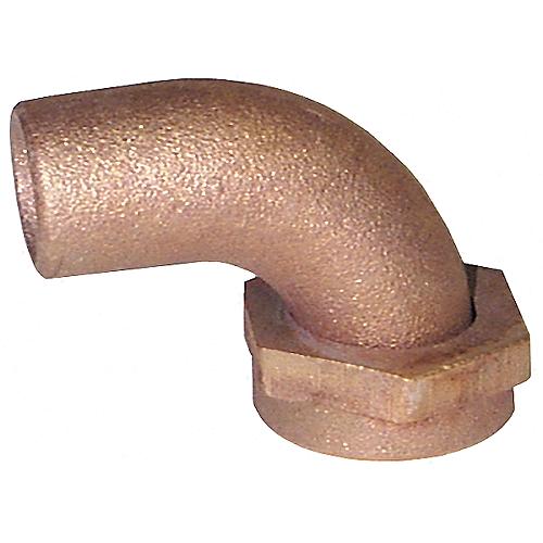 Groco Tpc1500 Bronze Tail Piece 90°, Nps Thread - Tpc-1500 - 34-Tpc1500F1