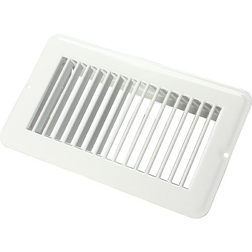Jr Products Metal Floor Registers, White Undampered - 02-28945 - 342-0228945F1