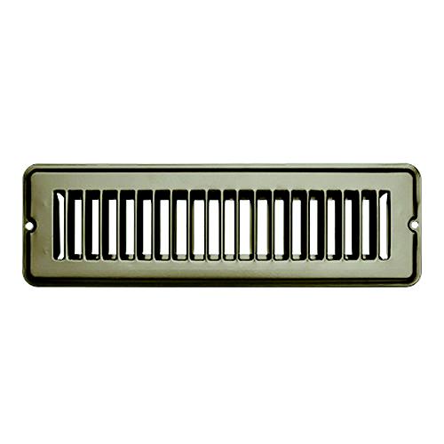 Rv Designer H870 Metal Floor Register, Undampered, Tan - H870 - 350-H870F1