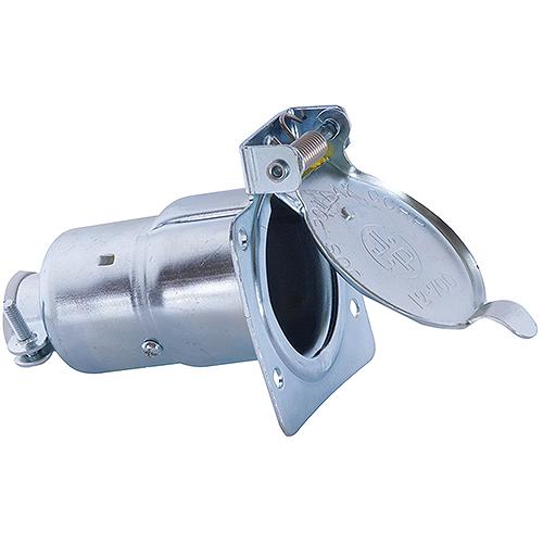 Pollak 7-Way Rv Socket, Chrome - P703 - 350-P703 Superseded By: 329-7Wb100Vf1