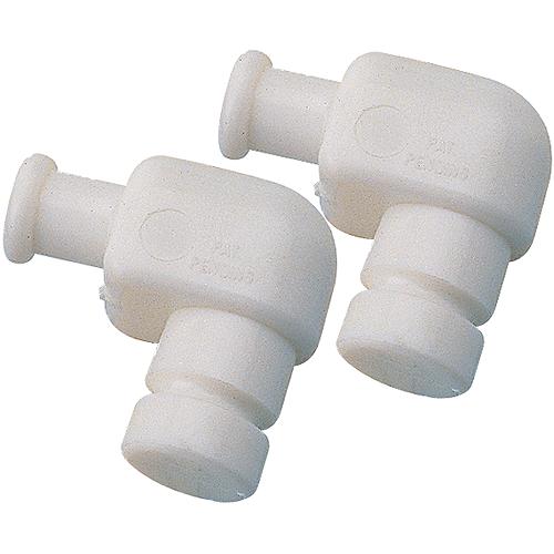 90 Deg Inside Eye End Black 2/Cd - 273350-1 - 354-2733501F1