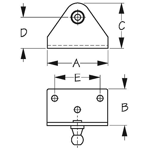 Sea-Dog 3215831 Flush Gas Lift - 321583-1 - 354-3215831F1