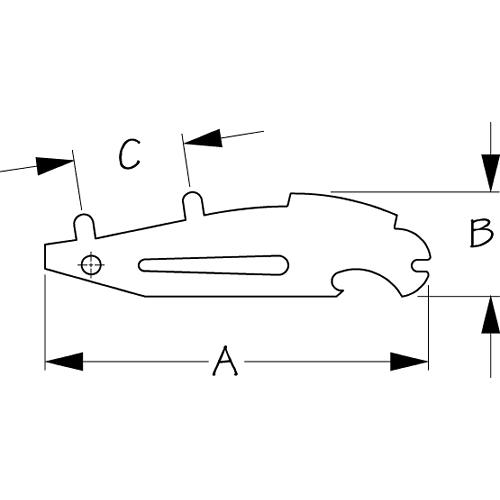 Deck Plate Key Univ Small - 335695-1 - 354-3356951F1
