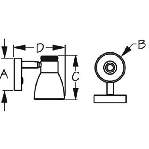 Seadog 400710-3 Led Cabin/Reading Light W/Touch Dimmer - 400710-3 - 354-4007103F1