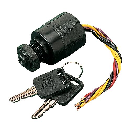 3 Position Magneto Style Ignition/Starter Switch - 420383-1 - 354-4203831F1