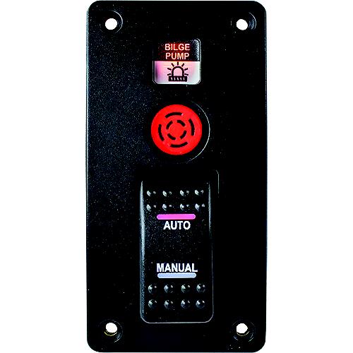 Seadog 4230371 Bilge Pump Water Alarm Panel W/ Switch, 12V - 423037-1 - 354-4230371 Superseded By: 354-4230373F1