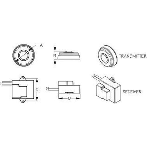 Seadog 4310503 Push Button Remote Wireless Horn Switch - 431050-3 - 354-4310503F1
