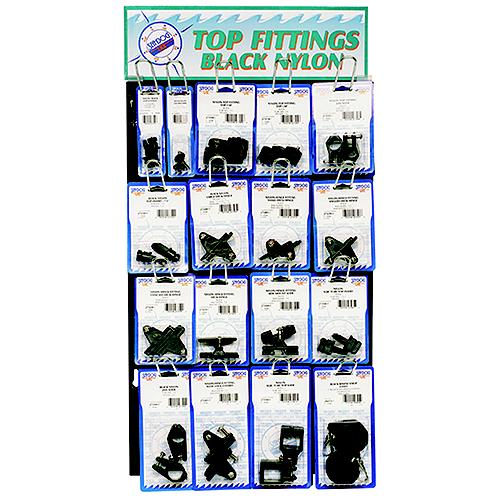 Nylon Top Fitting P.O.P. Display - 916012 - 354-916012F1