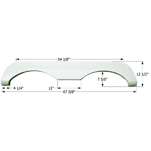 Icon Technologies Tandem Mckenzie Fs769 Rv Fender Skirts - 1623 - 398-01623F1