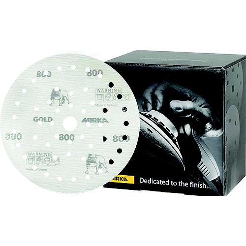 Mirka 235Mff2000 Gold Multifit Dust Free Discs, 5