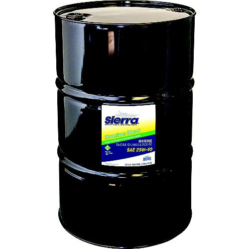Sierra 94007 Oil-25W40 Fcw I/O-I/B, 55 Gal. Drum - 18-9400-7 - 47-94007F1