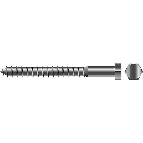 Lag Screw, 1/4 X 4