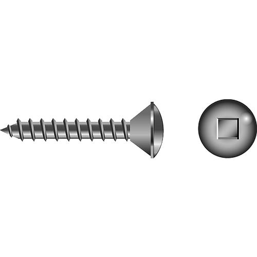 Square Tapping Screw - Oval Head#10 X 1-1/4